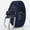 navy blue, variant on Mile High Life Young Boys Girls | Braided Stretch Elastic Belt | Pin Prong Buckle | Loop End Tip |