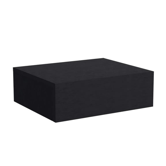 Newboti Furniture Milano Floating Nightstand, End Table, Side Table Wall-Mounted with Drawer -Black -Bedroom 32308