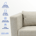 thumbnail image 4 of LASE Muebles Sala Roma Sofá con Otomán Adaptable con Cojines Oxford, 4 of 6