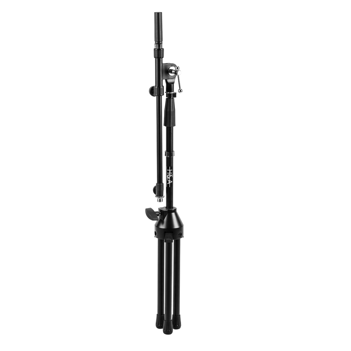 H&A Short Tripod Microphone Stand with Telescoping Boom