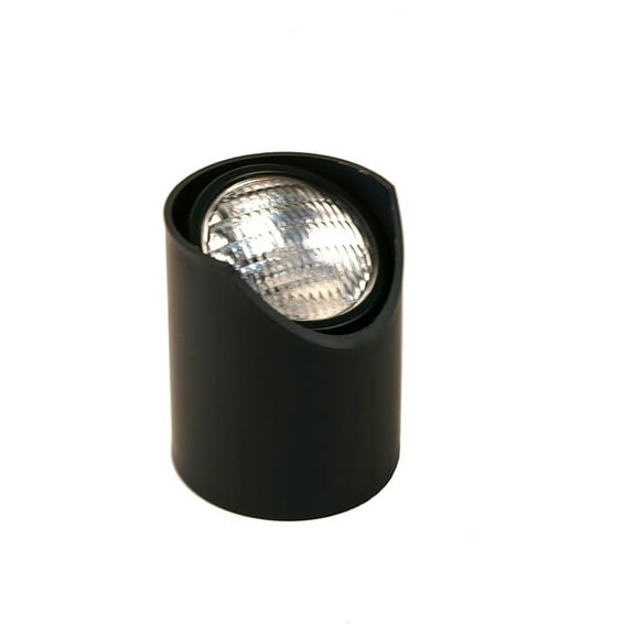 NBBNHH Low Voltage Landscape Well Lights Black - 25W In-Ground Pathway Lighting, Outdoor Garden Lights with PAR36 Bulb - Weatherproof PVC & Stainless Steel