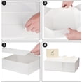 thumbnail image 4 of LIFELUM Bridesmaid Proposal Box 11 x 8 x 3.5 Inch Easy Assembling Magnetic White Box for Gift Sturdy Empty Gift Box for Wrapping Contains Card,Sticker,Ribbon, Shredded Paper Filler （1 Pcs), 4 of 7