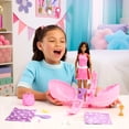 thumbnail image 3 of Barbie Team Barbie Roll and Reveal Tennis Player Doll and Accessories with Brunette Fashion Doll, 8 Surprises & Tennis Ball Encasement, 3 of 7