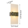 thumbnail image 2 of FSLiving Rechargeable Battery Operated LED IR Sensor Wall Lamp Acrylic Wall Sconce Hanging Wireless with Numbers/Letters for Rustic Artwork Home Indoor Doorplate Tablet 1 Light, Customizable, 2 of 9