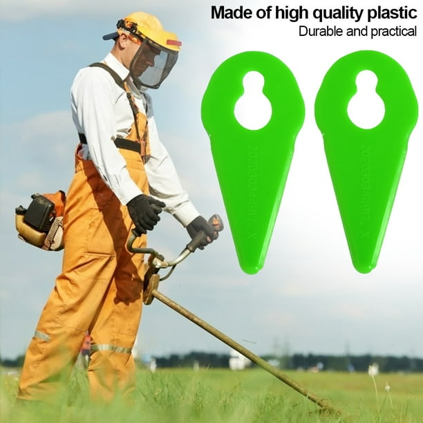 Peggybuy 10 50pcs Mower Blade 70mm Plastic for Gtech GT Series Lawn Mower 50pcs Walmart