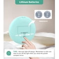 thumbnail image 3 of Compact Travel Mirror - 1x/10x Magnification, Handheld 2-Sided, Perfect for Purses & Handbags,Cyan, 3 of 8
