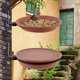 thumbnail image 5 of Bird feeder, bird feeding dish, garden decoration, for balcony, terrace, lawn trees, wall yard, 6.69 x 0.79 inches, 5 of 5