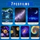 thumbnail image 3 of Proyector de luz estrellada para niños, lámpara LED de planetario con rotación de 360°, ideal como regalo de cumpleaños., 3 of 5