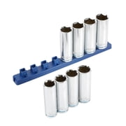 Hyper Tough 9-Piece 1/2-inch Drive Deep Metric Socket Set (mm)
