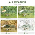 thumbnail image 6 of Bluenine Metal Backyard Chicken Coop and Run 18x10x6.5 ft, Silver, 6 of 7