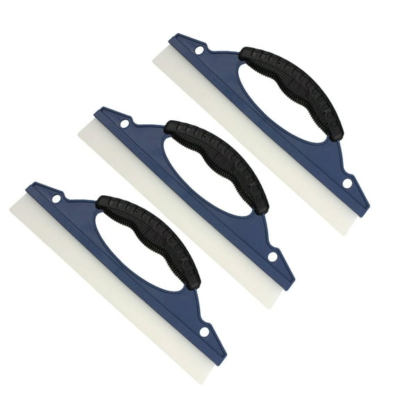 COSMOBETTY 3Pcs Plastic and Silicone Car Glass Wipers for Home Cleaning and Car Maintenance 11.8x3.9in