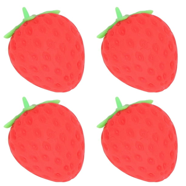 Juguete antiestrés de frutas Jadeshay 12 piezas juguete antiestrés de fresa