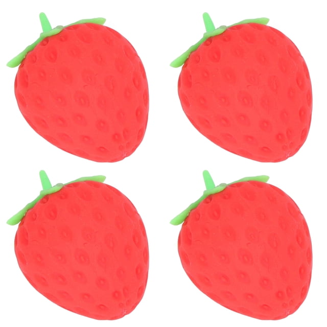 Juguete antiestrés de frutas Jadeshay 12 piezas juguete antiestrés de fresa