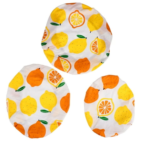 

Homemaxs 3pcs Reusable Food Bowl Covers with Elastic Cotton Food Preservation Cloths
