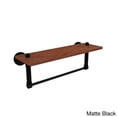 thumbnail image 5 of Dottingham Collection Solid IPE Ironwood Shelf with Integrated Towel Bar - Polished Chrome / 16 Inch, 5 of 5