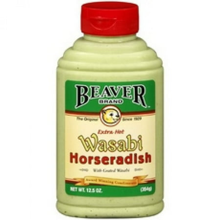 6 PACKS : Beaver Extra Hot Wasabi Horseradish 12.5