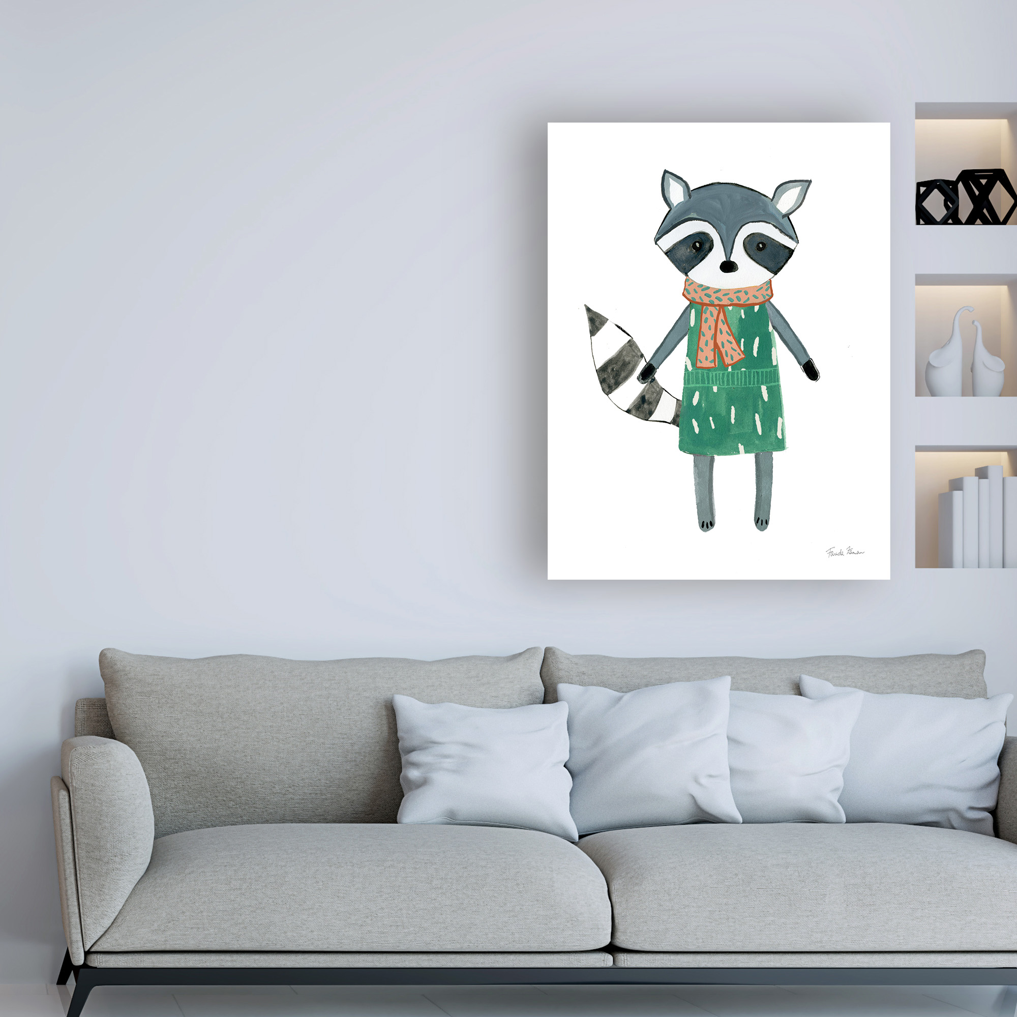 Trademark Fine Art 'Neighborhood Pals II' Canvas Art by Farida Zaman