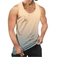 thumbnail image 4 of LWITHSZG Mens Tank Top Casual Trendy Gradient Summer Tops Athletic Workout Sleeveless Basic Tees Comfy Loose Big and Tall Shirts S-4XL, 4 of 5