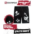 thumbnail image 2 of Southpole Mens Graphic Shorts - Cotton Blend Streetwear Summer Shorts for Men (Sizes: S-XL), 2 of 7