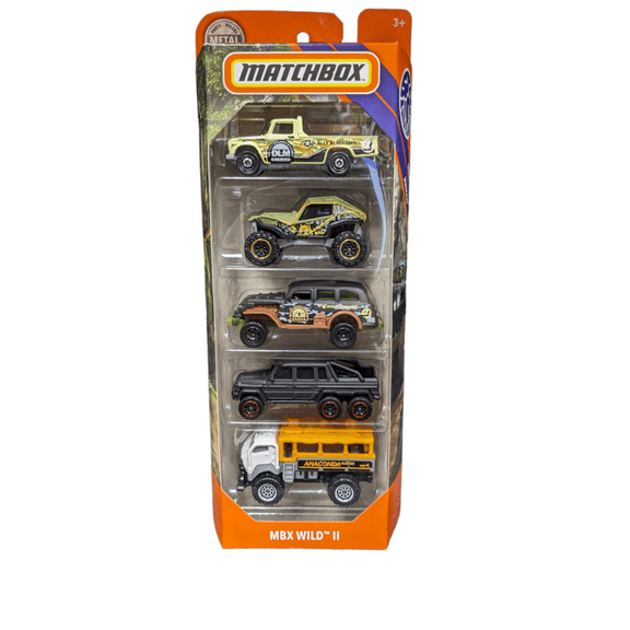Matchbox MBX Jungle 5-Pack MBX Wild II