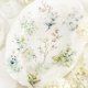 thumbnail image 1 of Adhesivos YOKSAS con estampado floral de acuarela pastel, 120 unidades, impermeables, 1 of 7