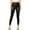 Black, variant on ABATAB Leggings for Women Soft Leather High Waisted Yoga Trousers Slim Fit Skinny Workout Exercise Pants