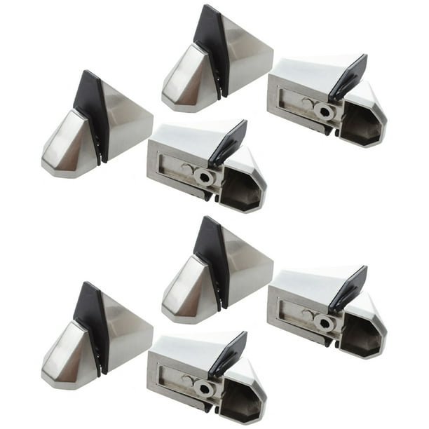 8 Piezas Soporte de Vidrio Ajustable de 3 mm-16 mm Soporte de Abrazadera de Vidrio