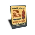 thumbnail image 3 of Surf Shack This Way Novelty Sign, Metal Wall Decor - 10x14 inches, 3 of 4