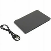 Ergonomic Foldable Bluetooth® Antimicrobial Keyboard, Black