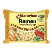 Maruchan Ramen Noodle Soup, Creamy Chicken Flavor (3 oz) 12 Count