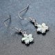 thumbnail image 3 of Flower S Pendant Drop D Hook Earrings Women Girls Day Jewelry(1 P, Silver), 3 of 5