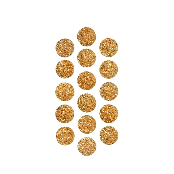 Hello Hobby Accessories Button Gems, Gold