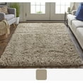 thumbnail image 4 of Feizy Stoneleigh Modern Solid, Tan/Ivory, 10' x 14' Area Rug Stain Resistant Pet & Kid Friendly Handmade Luxury & Glam Floor Rug for Living room Bedroom, 4 of 9