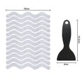 thumbnail image 2 of Juego de pegatinas antideslizantes para baño Sincero 25 uds 13mm x 180mm PEVA transparente corrugado, 2 of 4
