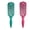 Emerald Green + Cherry Blossom Color, variant on Wet Brush Detangling Brush,Detangler (Rose Red& Purple, 2 Pack), Wet & Dry Tangle-Free Hair Brush for Women & Men, No Tangle, Soft and Flexible Bristles for Straight, Curly and Thick Hair