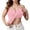 Pink, variant on Womens Tank Tops with Built in Bras Scoop Neck Spaghetti Strap Fitted Padded Camisole Tops