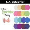 thumbnail image 3 of L.A. COLORS 16 Color Matte & Shimmer Eyeshadow, Haute, 3 of 5