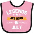 thumbnail image 3 of Inktastic legends are born in july Boys or Girls Baby Bib, 3 of 4