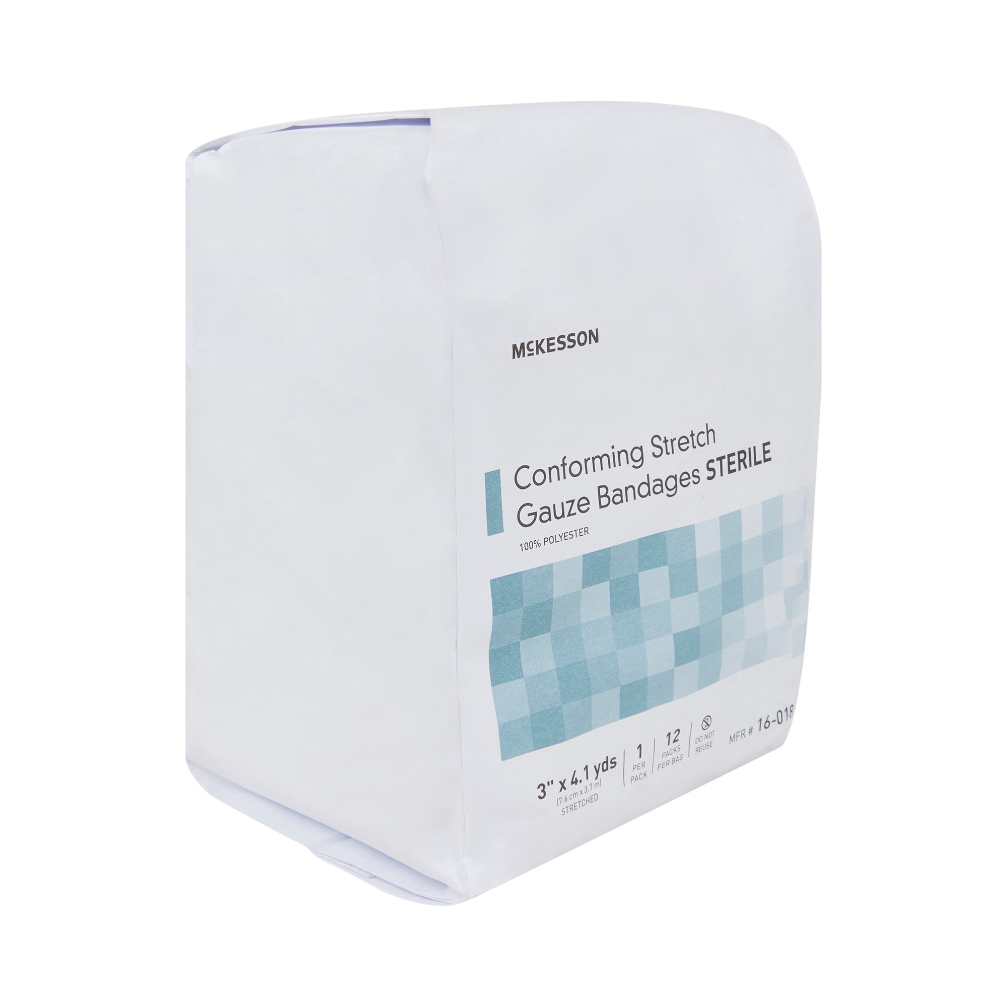McKesson Conforming Stretch Gauze Bandages, Sterile - 3 in x 4.1 yd, 96 Ct