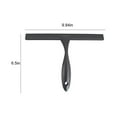 thumbnail image 3 of TIMIFIS Shower Squeegee For Glass Doors 10 Inch Multipurpose Stainless Steel Shower Squeegee With 2 Hooks, Bathroom Cleaning Tools Household Window Mirror Squeegee For Glass Doors, Tile Walls, 3 of 6