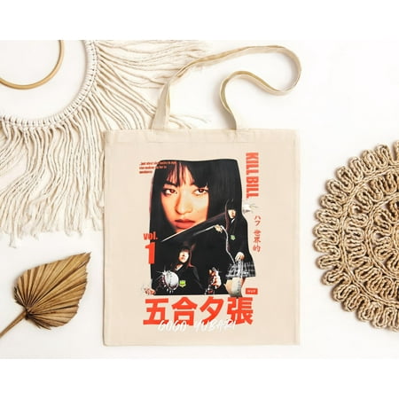 vintage Basic t Bag  Gogo Yubari Tote Bag  Gogo Yubari Bag  Gogo Yubari Vintage Bag  Retro Gogo Yubari Bag  Gogo Yubari Kill Bill Bag  Gogo Yubari Tank-TH17945
