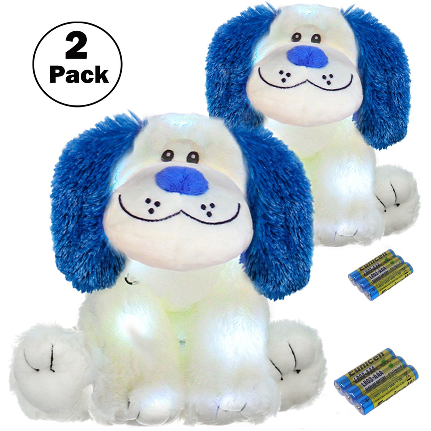 The Noodley 16 inch LED Stuffed Animals LightUp Plush Sleep Toy Kids