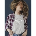 thumbnail image 2 of Fly Away - Retro Winged Emoji Graphic Women's T-shirt, 2 of 4