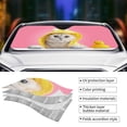 thumbnail image 4 of Kdxio A Funny Cat Print Front Windshield Sun Shade,Folding Auto Sunshade for Car Truck SUV-Small, 4 of 7