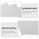 thumbnail image 5 of WRISTBIQUE 3Ud Placas De Aluminio Para Sublimación DIY Ideales Para Carteles Fotos Y Proyectos Creativos, 5 of 6