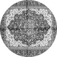 thumbnail image 1 of Ahgly Company Indoor Round Persian Gray Traditional Area Rugs, 5' Round, 1 of 4