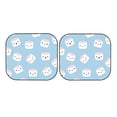 thumbnail image 7 of Daiia Cartoon Sushi 2PCS Car Windshield Sun Shade, Foldable Sun Shield for Car Front Window, Auto Sun Blocker Visor Protector Universal for Truck SUV Pickup-Medium, 7 of 7
