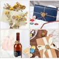 thumbnail image 7 of 60pcs Adhesive Wax Seal Stickers Butterfly Wax Seal Stamp Stickers Self Adhesive Gold Vintage Wax Seal Envelope Stickers, 7 of 7
