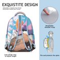 thumbnail image 3 of Space Cosmos Nebula Students Backpack Galaxy Celestial Design, Durable and Adjustable Strap School Bag for Students, 3 of 6