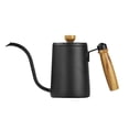 thumbnail image 1 of Cafetera De 600Ml, Recipiente De Café Exquisito, Hervidor De Café Simple, Cafetera De Acero Inoxidable Con Mango De Madera Para Café De Oficina En Casa matsuzay HA016158-00, 1 of 7